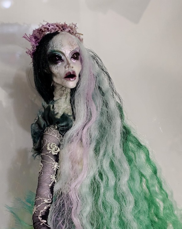 Syrena Mermaid art doll