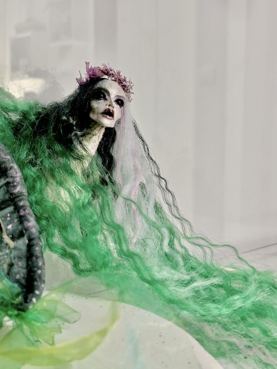 Syrena Mermaid art doll