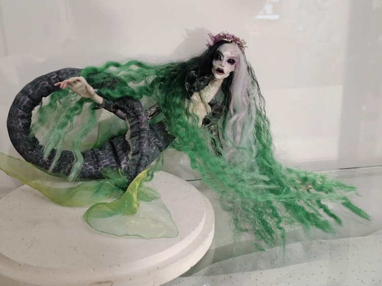 Syrena Mermaid art doll