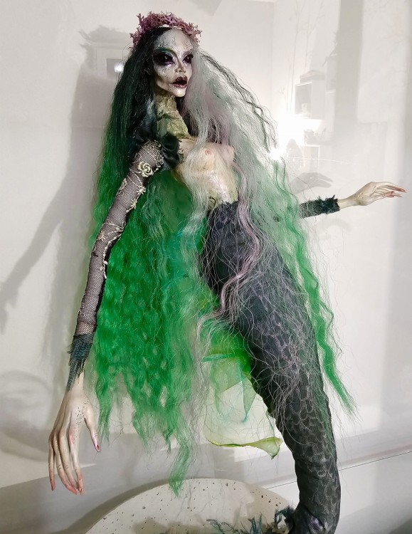 Syrena Mermaid art doll