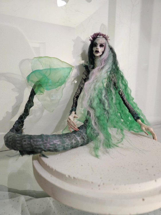 Syrena Mermaid art doll